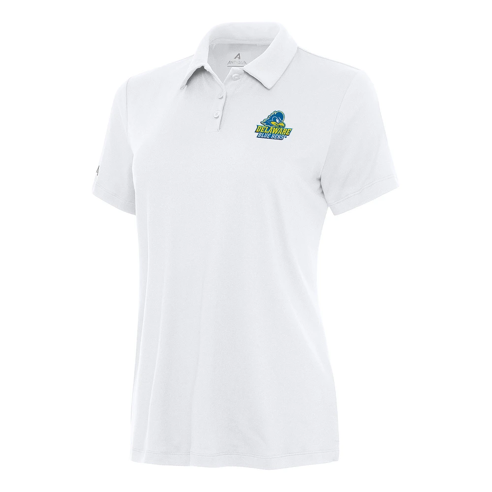 Women's Antigua Delaware Fightin' Blue Hens Reprocess Polo