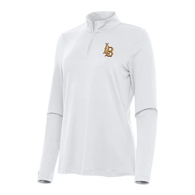 Women's Antigua Cal State Long Beach The Reprocess Quarter-Zip Top