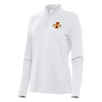 Women's Antigua Iowa State Cyclones Reprocess Quarter-Zip Top