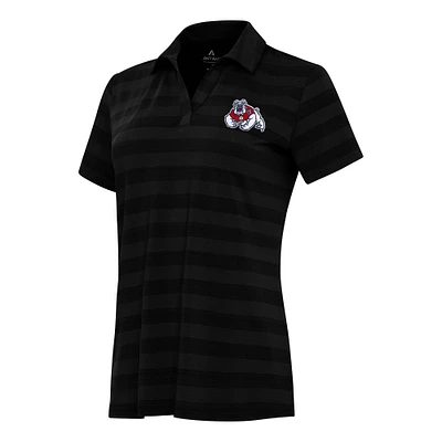 Women's Antigua Fresno State Bulldogs Tunnel Polo