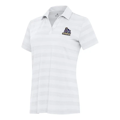 Women's Antigua James Madison Dukes Tunnel Polo