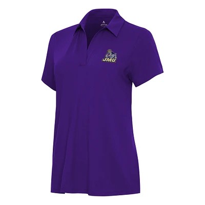 Women's Antigua Purple James Madison Dukes Era Polo