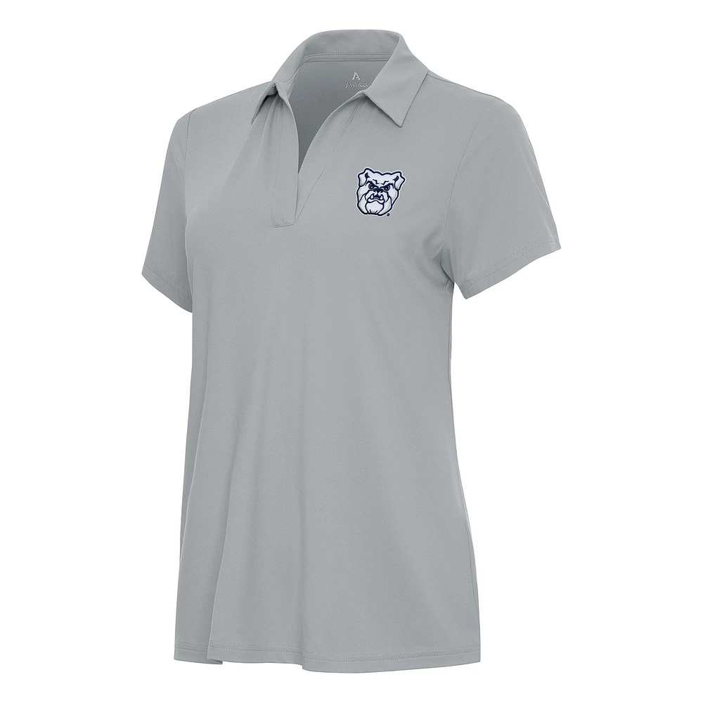 Women's Antigua Gray Butler Bulldogs Era Polo