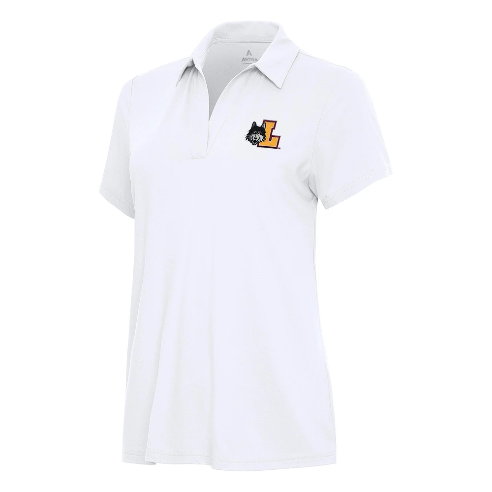 Women's Antigua White Loyola Chicago Ramblers Era Polo