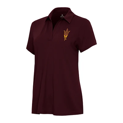 Women's Antigua Maroon Arizona State Sun Devils Era Polo