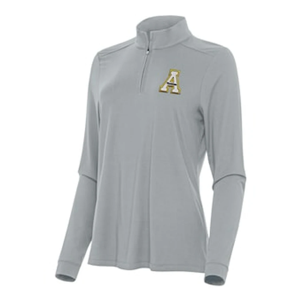 Women's Antigua Appalachian State Mountaineers Intent Quarter-Zip Top