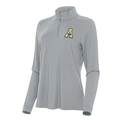 Women's Antigua Appalachian State Mountaineers Intent Quarter-Zip Top