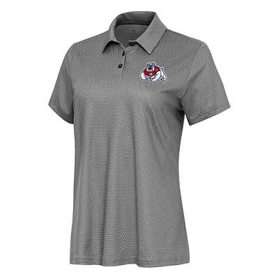 Women's Antigua White/ Fresno State Bulldogs Rings Polo