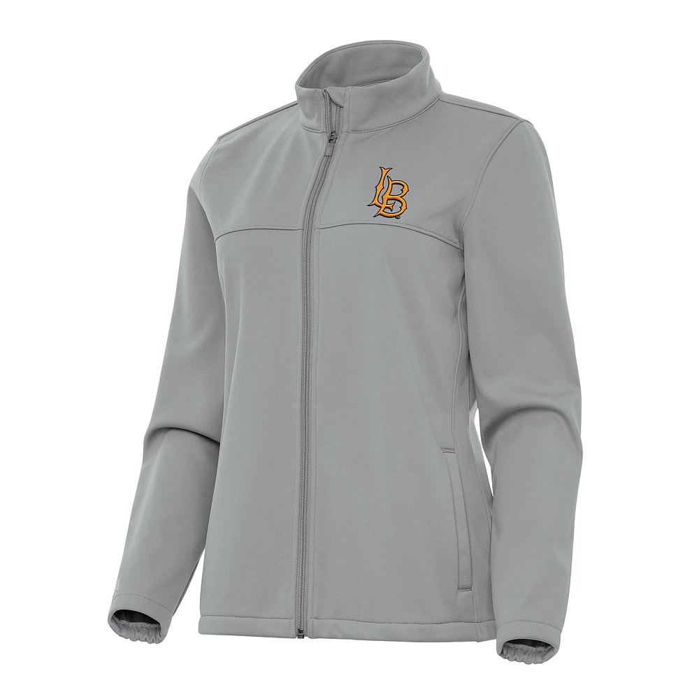 Women's Antigua Cal State Long Beach The Links 2 Full-Zip Golf Jacket