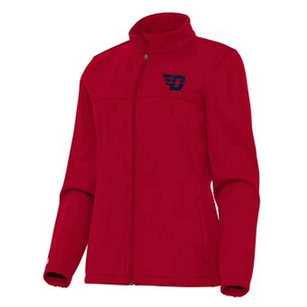 Women's Antigua Dayton Flyers Links 2 Full-Zip Golf Jacket