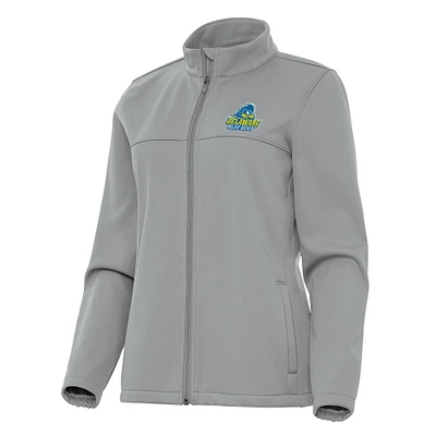 Women's Antigua Delaware Fightin' Blue Hens Links 2 Full-Zip Golf Jacket