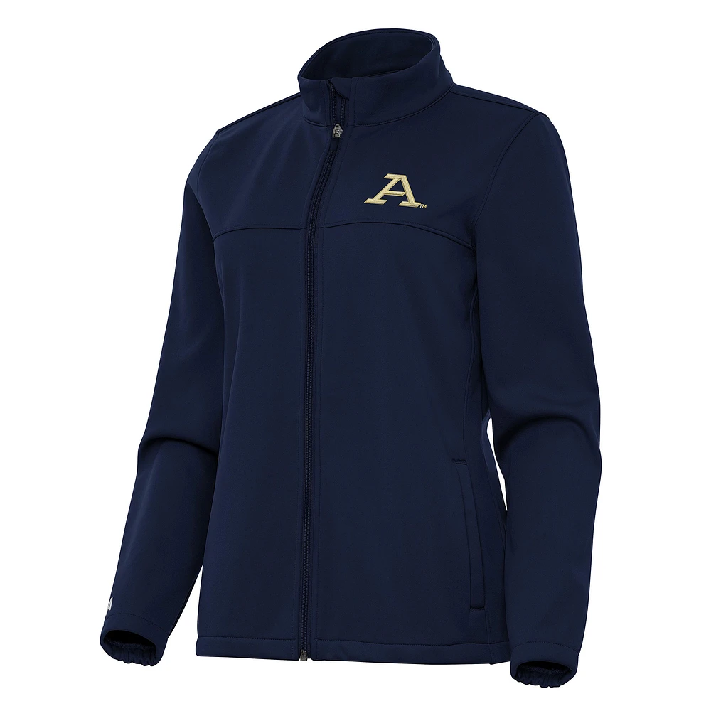 Women's Antigua Navy Akron Zips Links 2 Full-Zip Golf Jacket