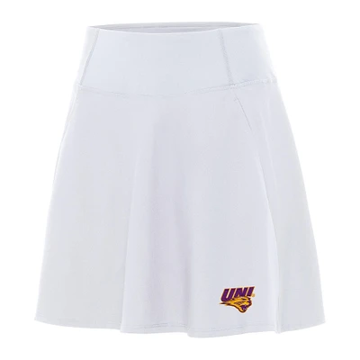 Women's Antigua White Northern Iowa Panthers Chip Skort