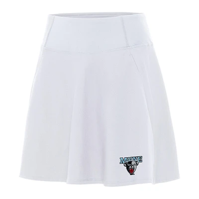 Women's Antigua White Maine Black Bears Chip Skort