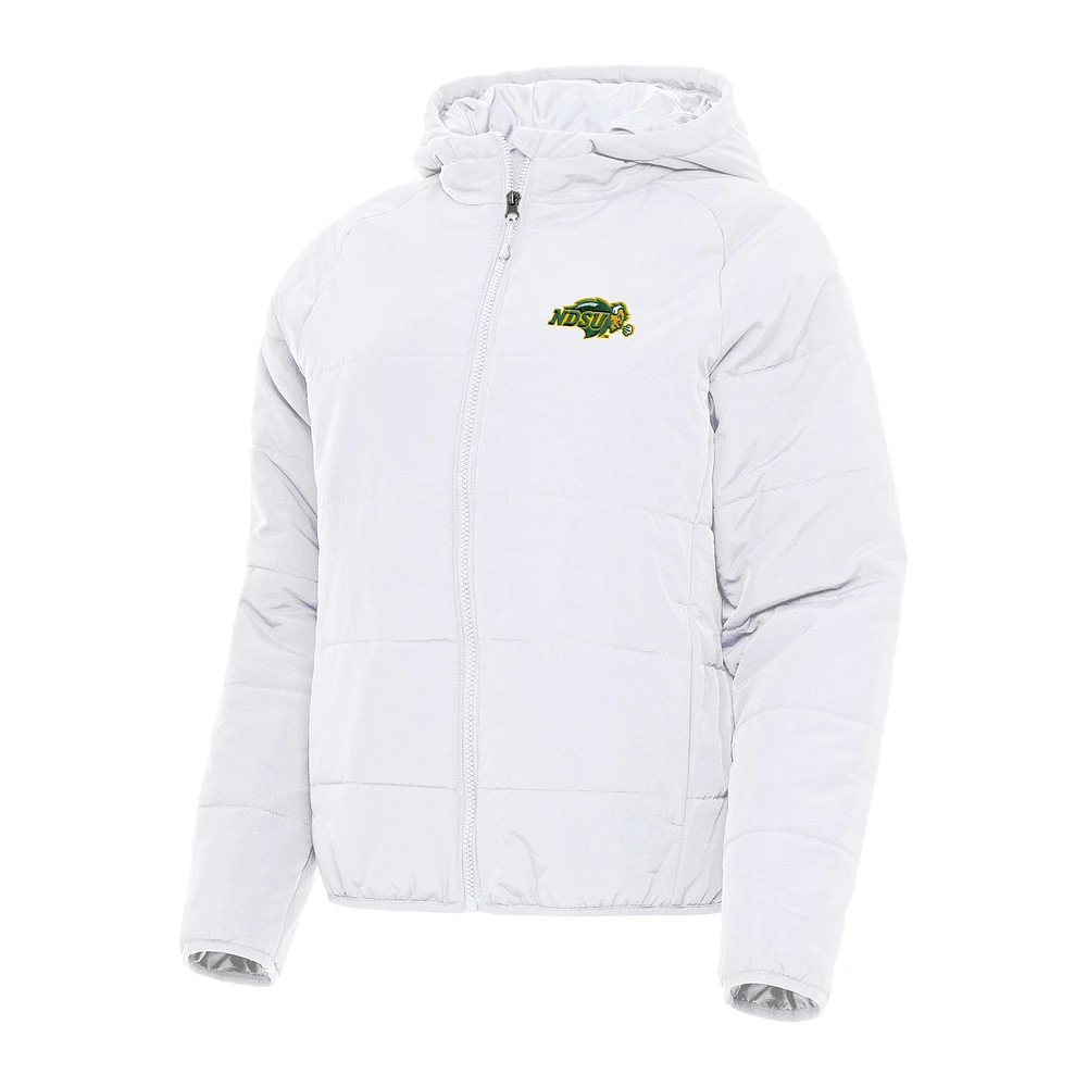 Women's Antigua NDSU Bison Universe Full-Zip Puffer Jacket