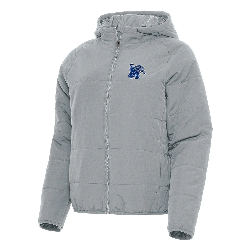 Women's Antigua Memphis Tigers Universe Full-Zip Puffer Jacket
