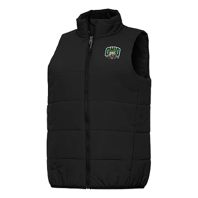 Women's Antigua Black Ohio Bobcats Experience Full-Zip Vest