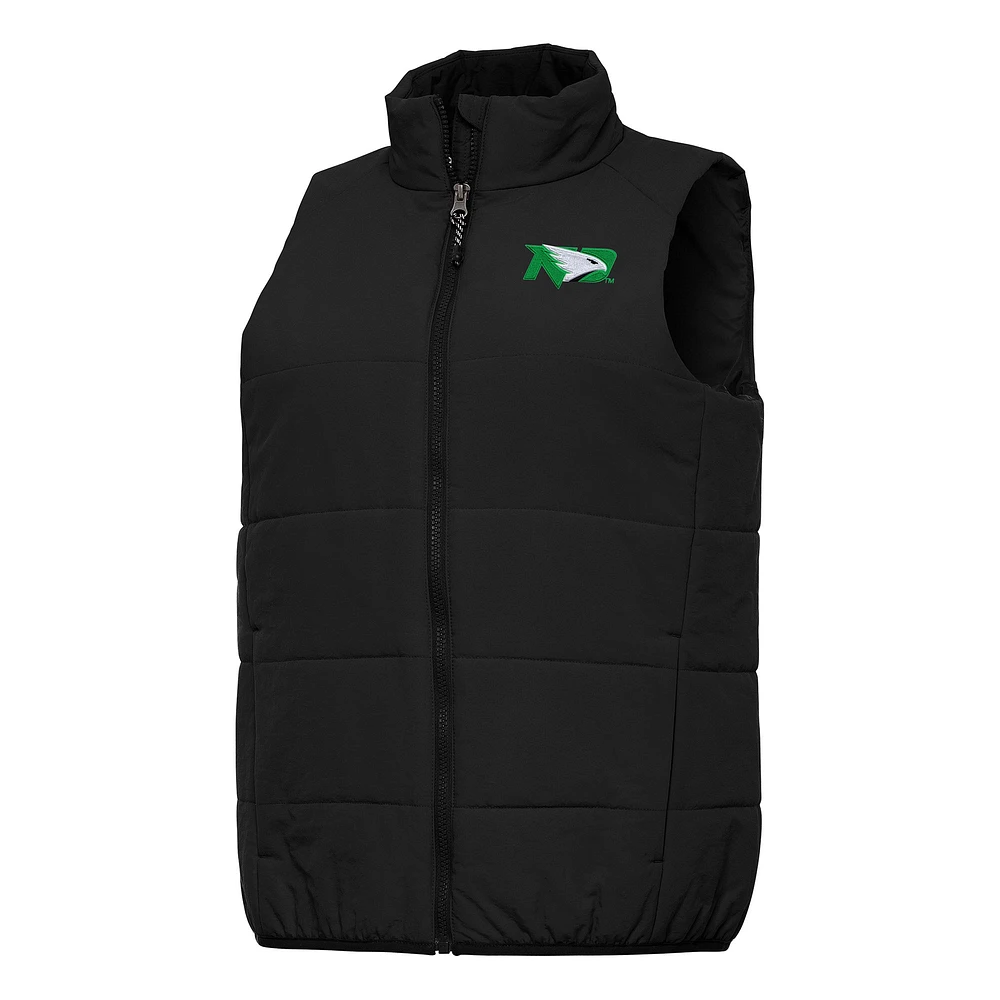 Women's Antigua Black North Dakota Experience Full-Zip Vest