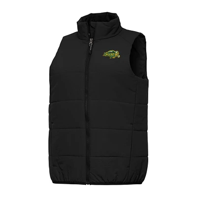 Women's Antigua Black NDSU Bison Experience Full-Zip Vest