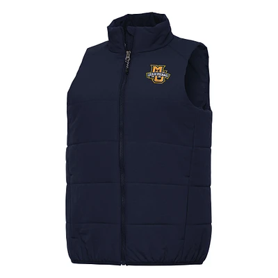 Women's Antigua Navy Marquette Golden Eagles Experience Full-Zip Vest