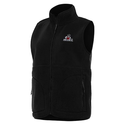 Women's Antigua New Mexico State Aggies Nostalgic Full-Zip Vest