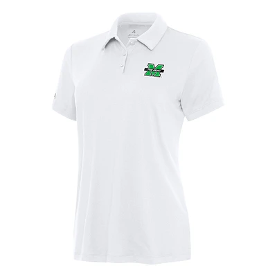 Women's Antigua Marshall Thundering Herd Reprocess Polo