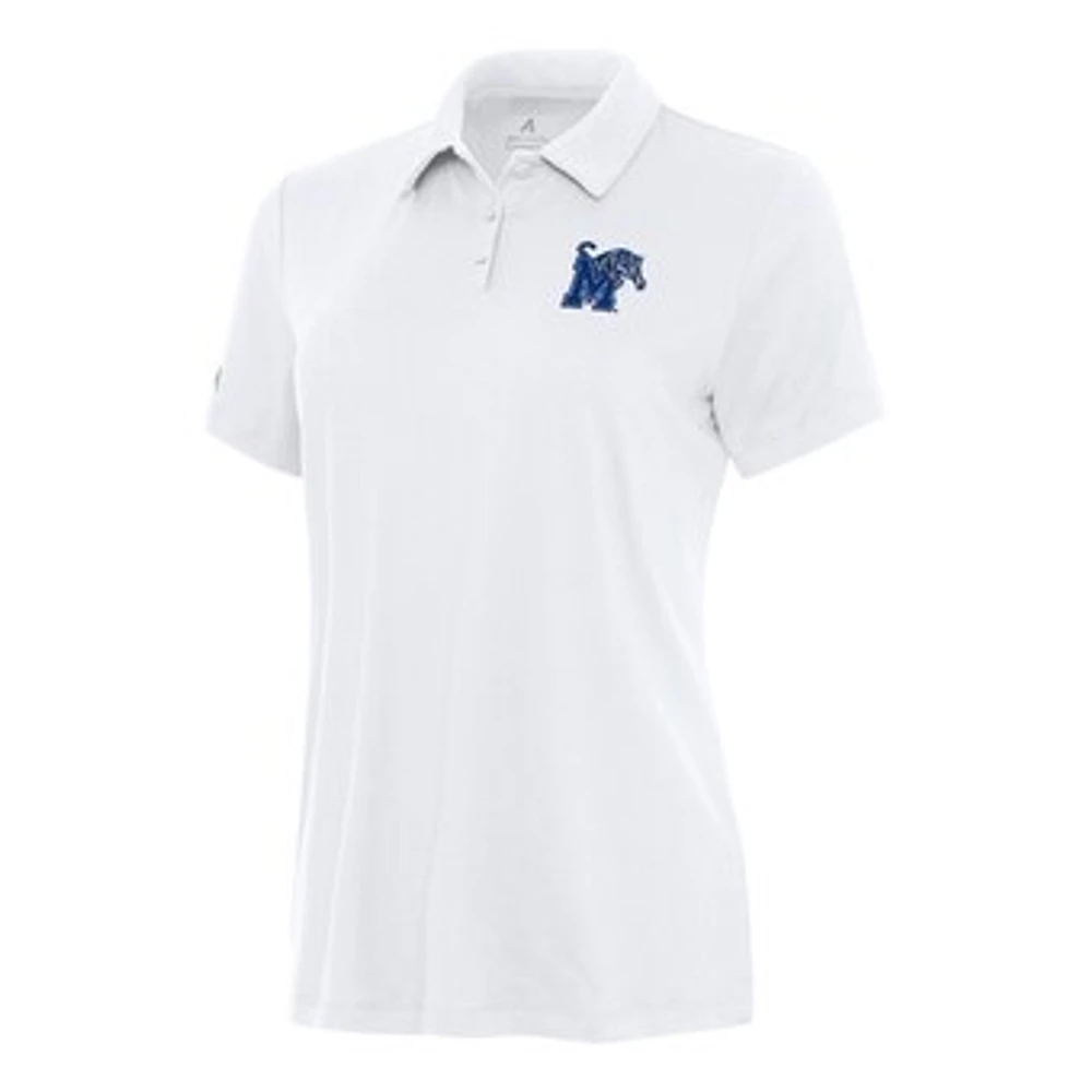 Women's Antigua Memphis Tigers Reprocess Polo
