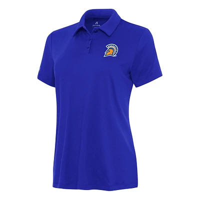 Women's Antigua Royal San Jose State Spartans Reprocess Polo