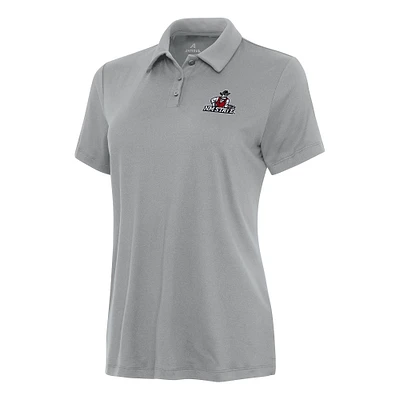 Women's Antigua Gray New Mexico State Aggies Reprocess Polo