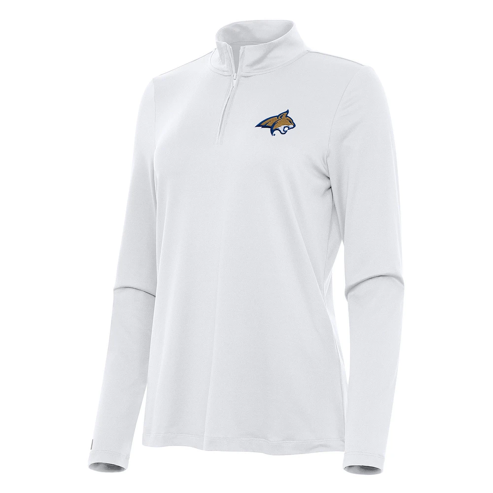 Women's Antigua Montana State Bobcats Reprocess Quarter-Zip Top