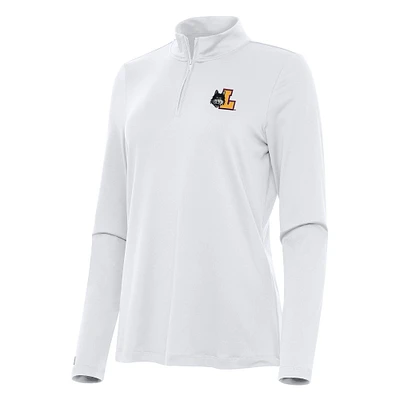 Women's Antigua Loyola Chicago Ramblers Reprocess Quarter-Zip Top