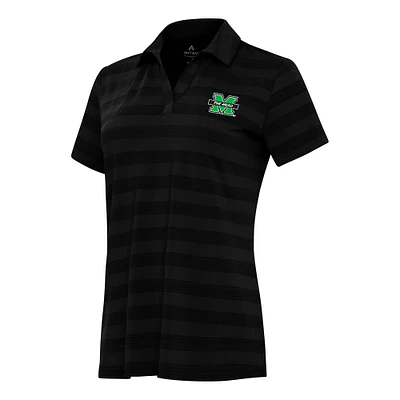 Women's Antigua Marshall Thundering Herd Tunnel Polo
