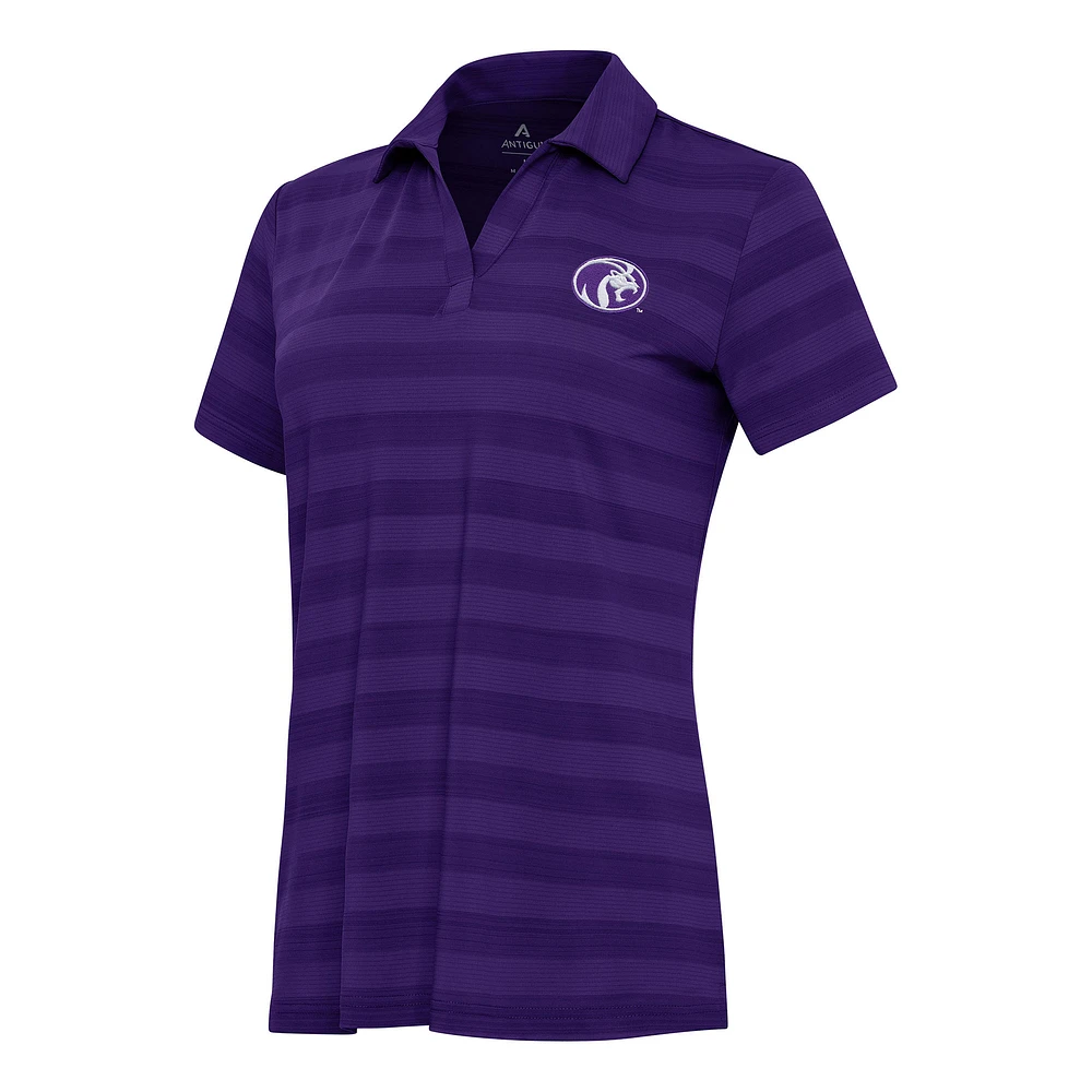 Women's Antigua Purple North Alabama Lions Tunnel Polo