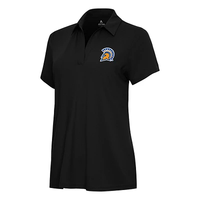 Women's Antigua Black San Jose State Spartans Era Polo
