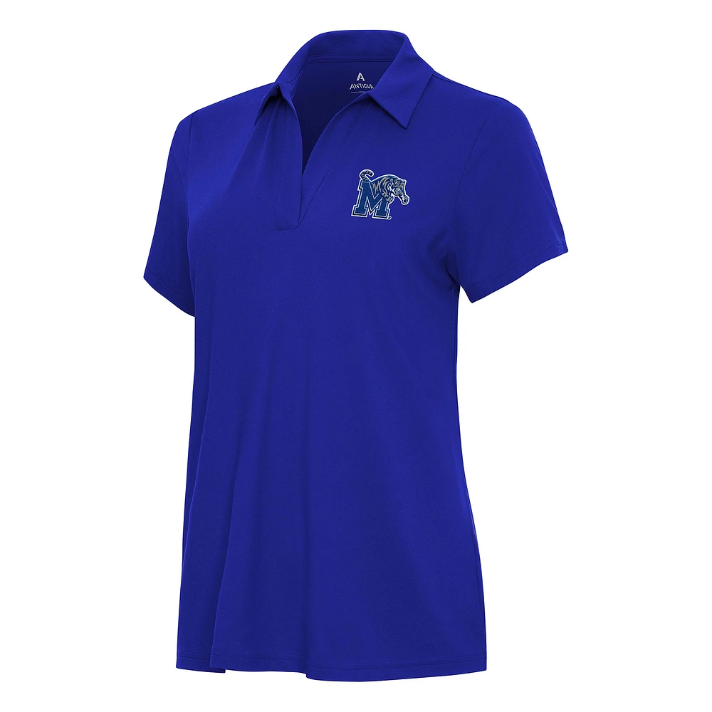 Women's Antigua Royal Memphis Tigers Era Polo