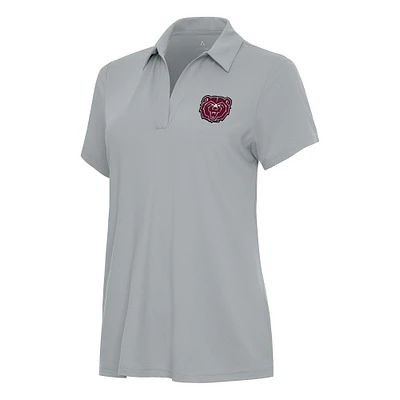 Women's Antigua Gray Missouri State University Bears Era Polo