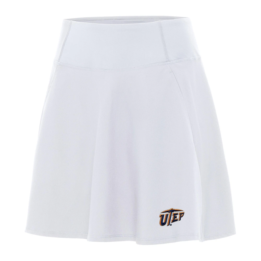 Women's Antigua White UTEP Miners Chip Skort
