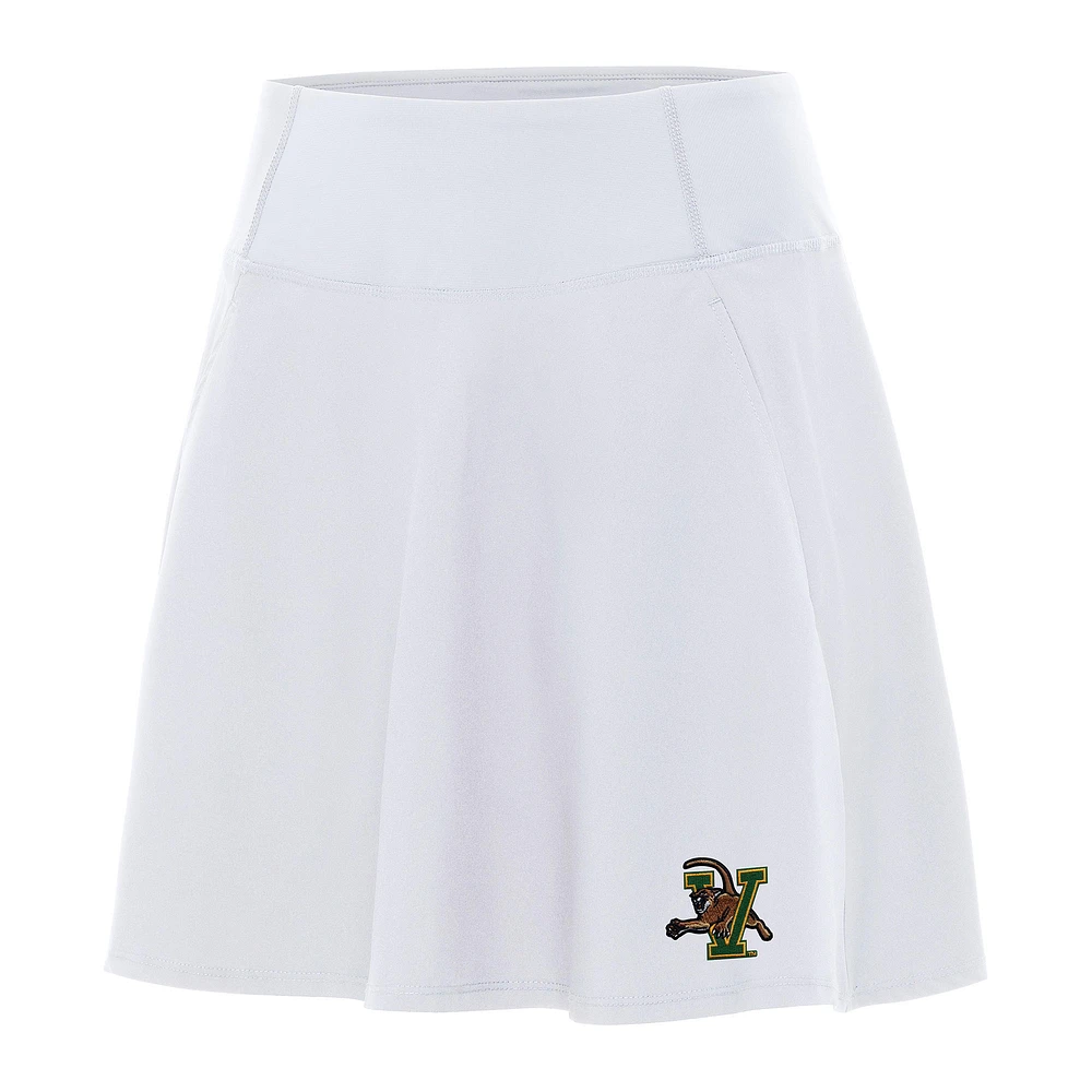 Women's Antigua White Vermont Catamounts Chip Skort