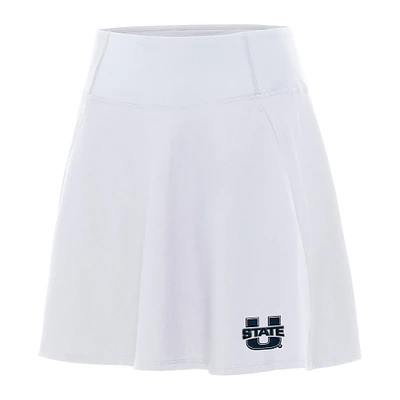 Women's Antigua White Utah State Aggies Chip Skort