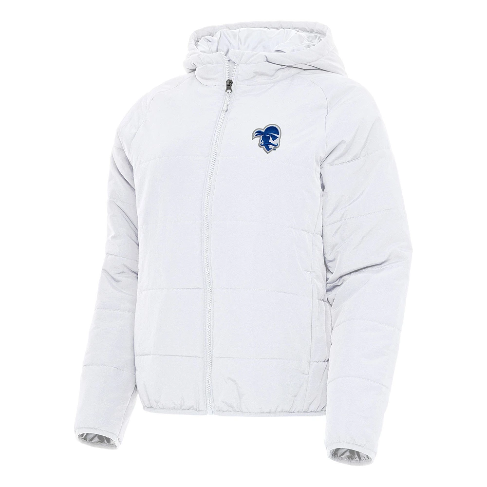 Women's Antigua Seton Hall Pirates Universe Full-Zip Puffer Jacket