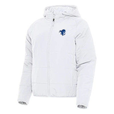 Women's Antigua Seton Hall Pirates Universe Full-Zip Puffer Jacket