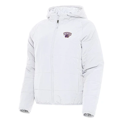 Women's Antigua Western Carolina Catamounts Universe Full-Zip Puffer Jacket
