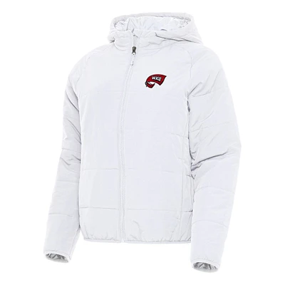 Women's Antigua Western Kentucky Hilltoppers Universe Full-Zip Puffer Jacket