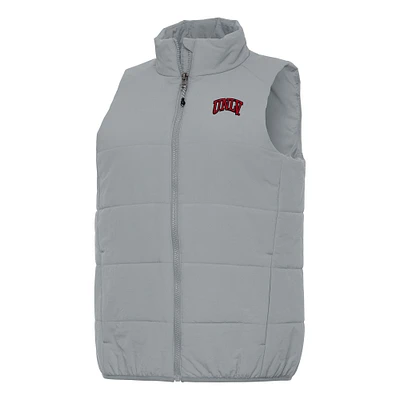Women's Antigua Gray UNLV Rebels Experience Full-Zip Vest