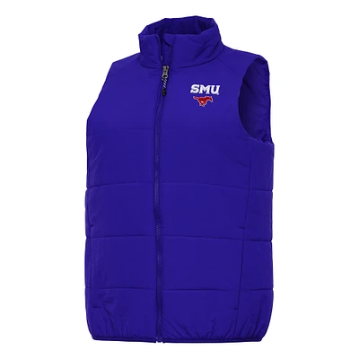 Women's Antigua Royal SMU Mustangs Experience Full-Zip Vest