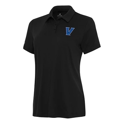 Women's Antigua Black Villanova Wildcats Reprocess Polo