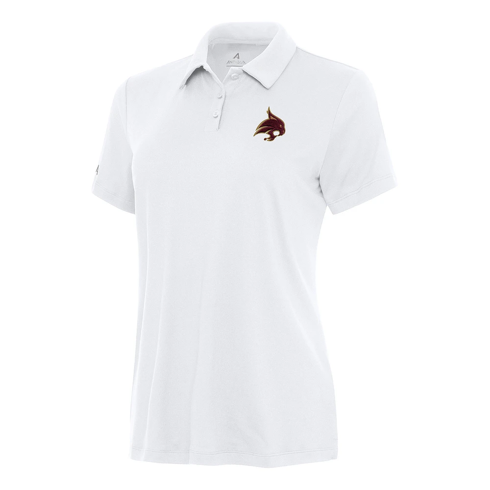Women's Antigua Texas State Bobcats Reprocess Polo