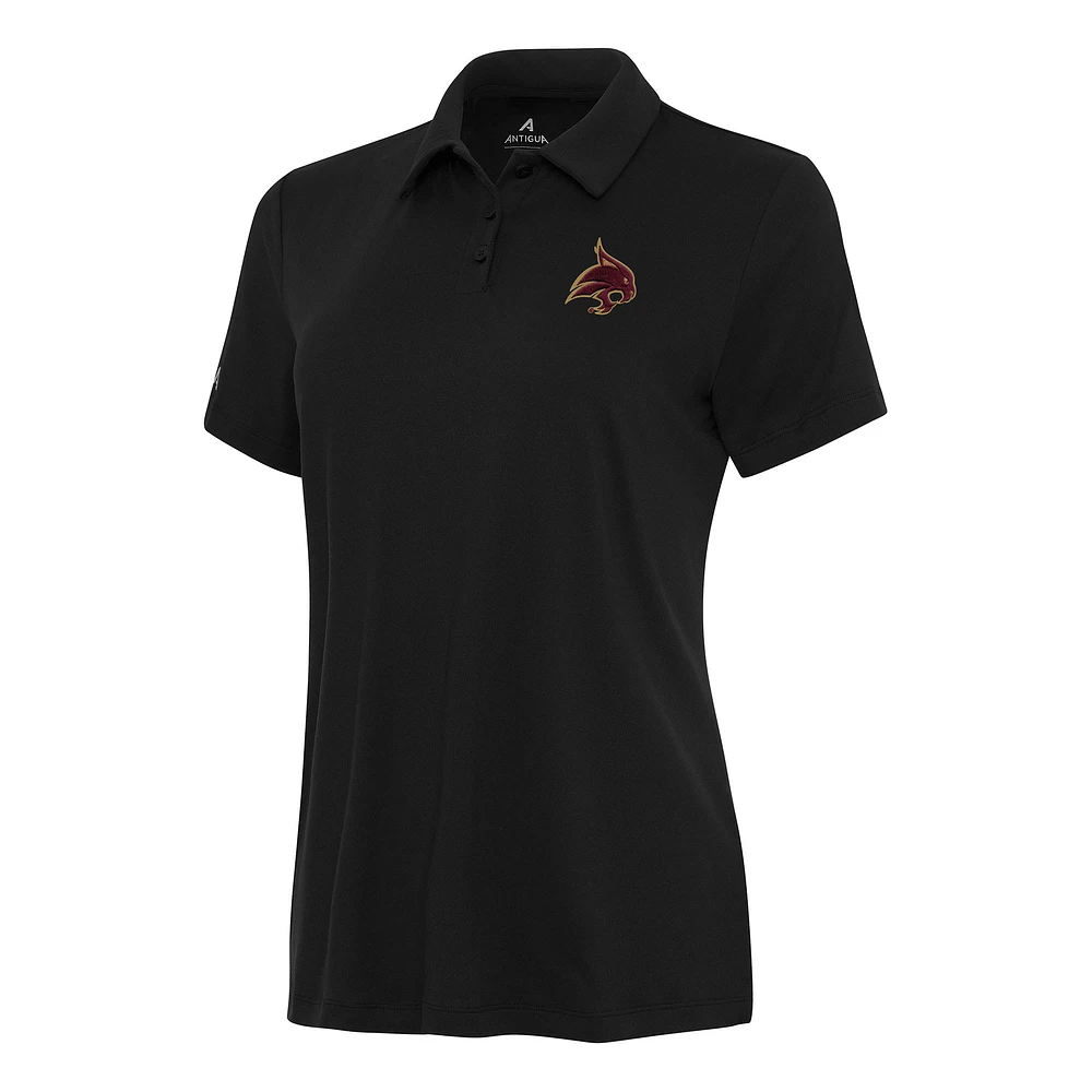 Women's Antigua Texas State Bobcats Reprocess Polo
