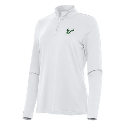 Women's Antigua South Florida Bulls Reprocess Quarter-Zip Top