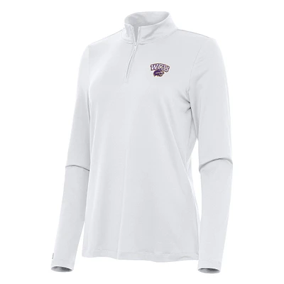 Women's Antigua Western Carolina Catamounts Reprocess Quarter-Zip Top